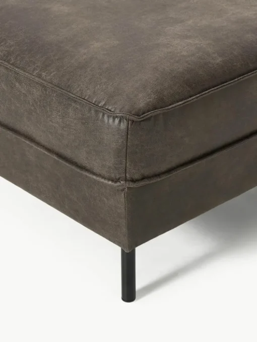 Sofa-Hocker Hunter aus recyceltem Leder