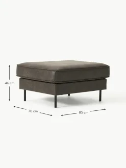 Sofa-Hocker Hunter aus recyceltem Leder