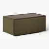 Sofa-Hocker Lennon aus Bouclé mit Stauraum
