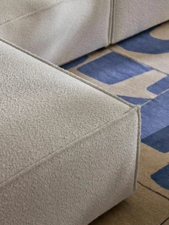 Sofa-Hocker Lennon aus Bouclé