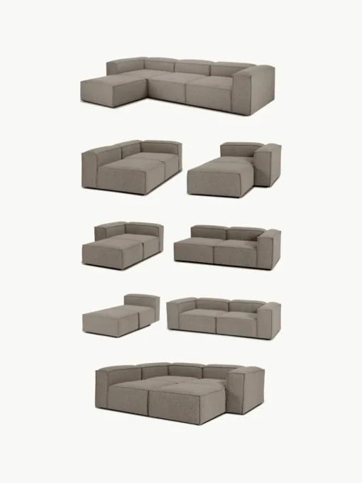 Sofa-Hocker Lennon aus Bouclé