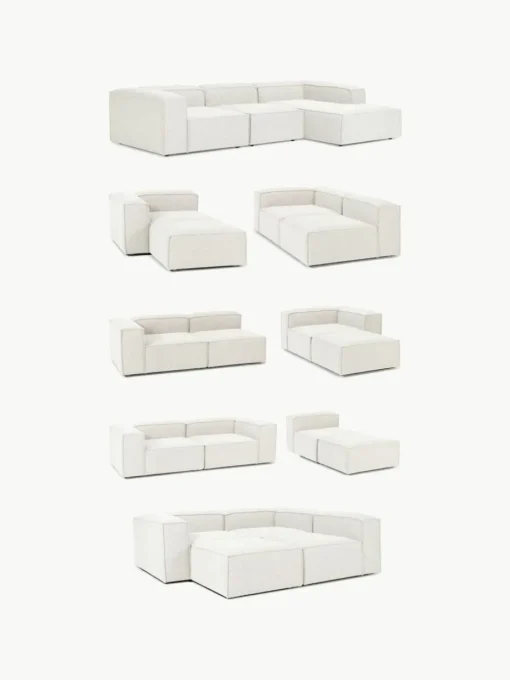 Sofa-Hocker Lennon aus Bouclé