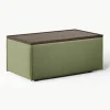 Sofa-Hocker Lennon aus Cord mit Stauraum
