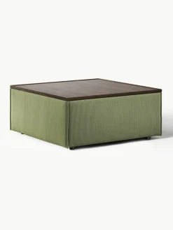 Sofa-Hocker Lennon aus Cord mit Stauraum