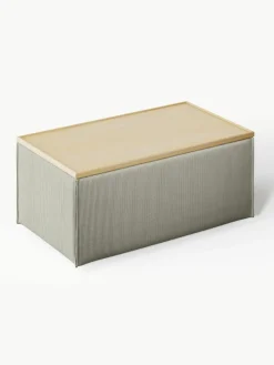 Sofa-Hocker Lennon aus Cord mit Stauraum