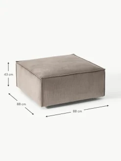 Sofa-Hocker Lennon aus Cord