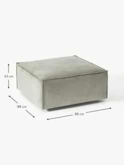 Sofa-Hocker Lennon aus Cord