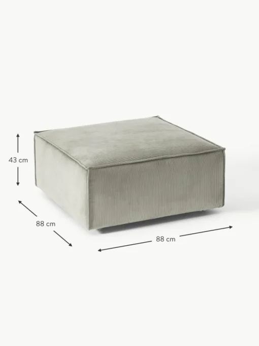 Sofa-Hocker Lennon aus Cord