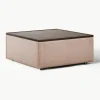 Sofa-Hocker Lennon aus Leinen-Mix mit Stauraum