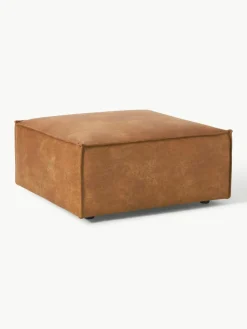 Sofa-Hocker Lennon aus recyceltem Leder