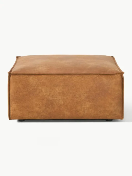 Sofa-Hocker Lennon aus recyceltem Leder