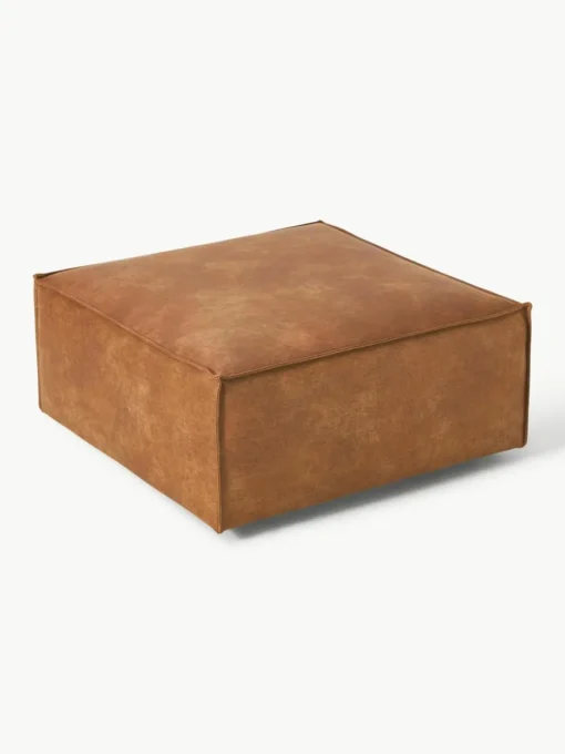 Sofa-Hocker Lennon aus recyceltem Leder