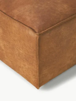 Sofa-Hocker Lennon aus recyceltem Leder