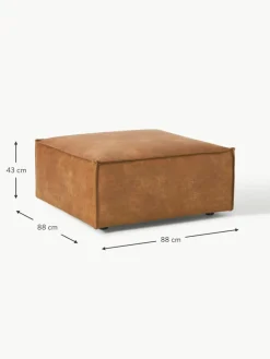 Sofa-Hocker Lennon aus recyceltem Leder