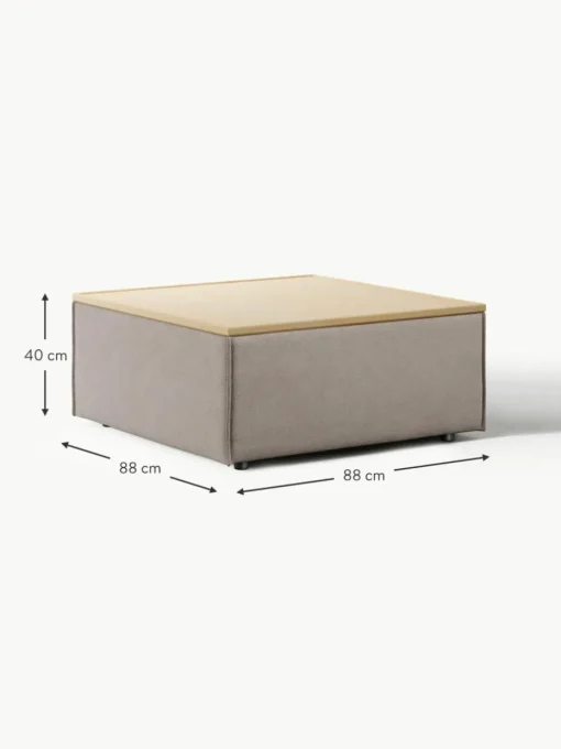 Sofa-Hocker Lennon mit Stauraum
