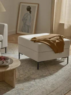 Sofa-Hocker Luna mit Stauraum
