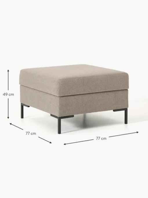 Sofa-Hocker Luna mit Stauraum