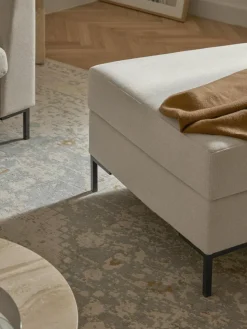 Sofa-Hocker Luna mit Stauraum