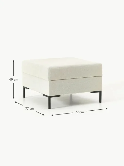 Sofa-Hocker Luna mit Stauraum