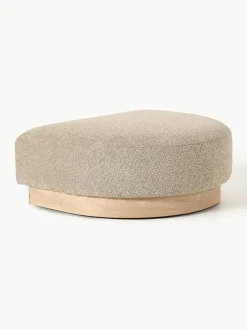 Sofa-Hocker Natalie aus Teddy-Bouclé