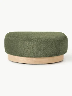 Sofa-Hocker Natalie aus Teddy-Bouclé