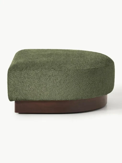 Sofa-Hocker Natalie aus Teddy-Bouclé