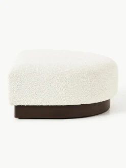Sofa-Hocker Natalie aus Teddy-Bouclé