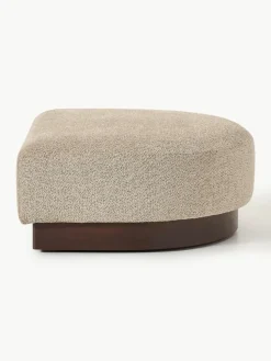 Sofa-Hocker Natalie aus Teddy-Bouclé