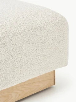 Sofa-Hocker Natalie aus Teddy-Bouclé