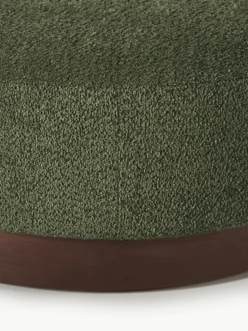 Sofa-Hocker Natalie aus Teddy-Bouclé