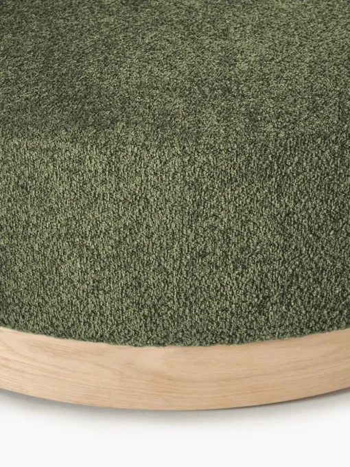 Sofa-Hocker Natalie aus Teddy-Bouclé