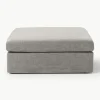 Sofa-Hocker Russell mit abnehmbaren Bezügen