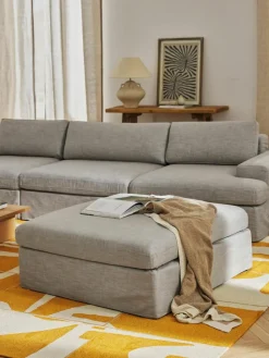 Sofa-Hocker Russell mit abnehmbaren Bezügen