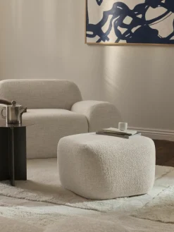 Sofa-Hocker Wolke aus Bouclé