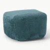 Sofa-Hocker Wolke aus Teddy-Bouclé