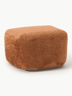 Sofa-Hocker Wolke aus Teddy-Bouclé