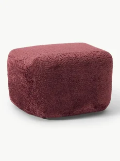 Sofa-Hocker Wolke aus Teddy-Bouclé