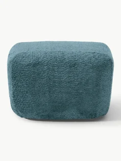 Sofa-Hocker Wolke aus Teddy-Bouclé