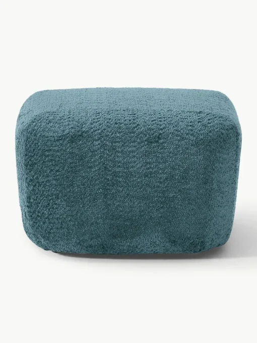 Sofa-Hocker Wolke aus Teddy-Bouclé