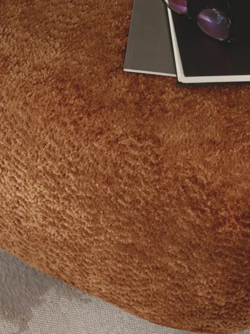 Sofa-Hocker Wolke aus Teddy-Bouclé