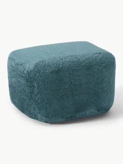 Sofa-Hocker Wolke aus Teddy-Bouclé