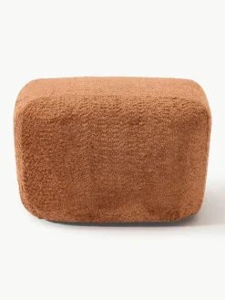 Sofa-Hocker Wolke aus Teddy-Bouclé