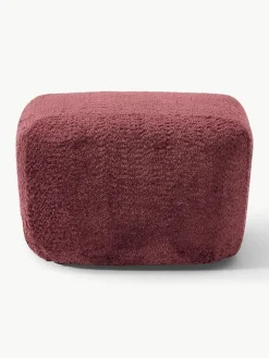 Sofa-Hocker Wolke aus Teddy-Bouclé