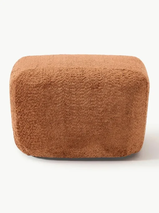 Sofa-Hocker Wolke aus Teddy-Bouclé