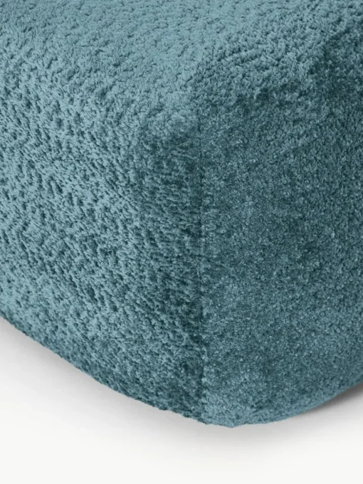 Sofa-Hocker Wolke aus Teddy-Bouclé