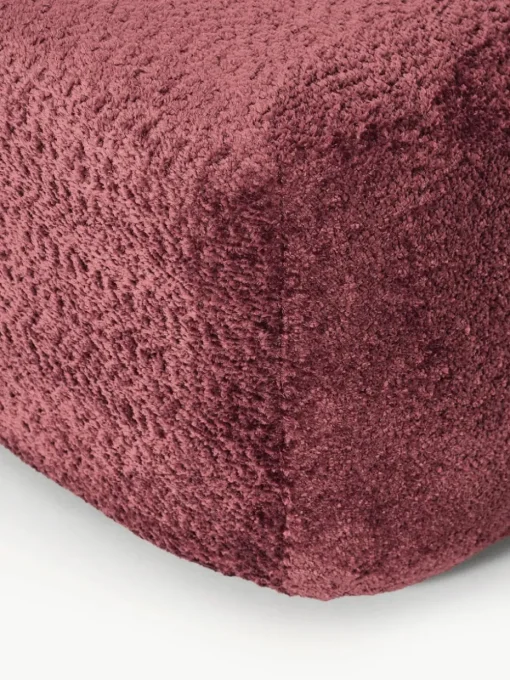 Sofa-Hocker Wolke aus Teddy-Bouclé