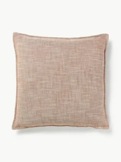 Sofa-Kissen Lennon aus Leinen-Mix
