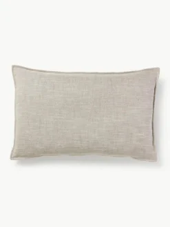 Sofa-Kissen Lennon aus Leinen-Mix