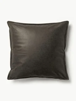 Sofa-Kissen Lennon aus recyceltem Leder