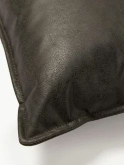 Sofa-Kissen Lennon aus recyceltem Leder